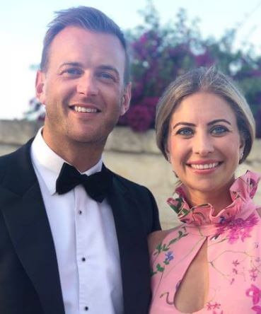 Holly Branson with her husband Freddie Andrewes 